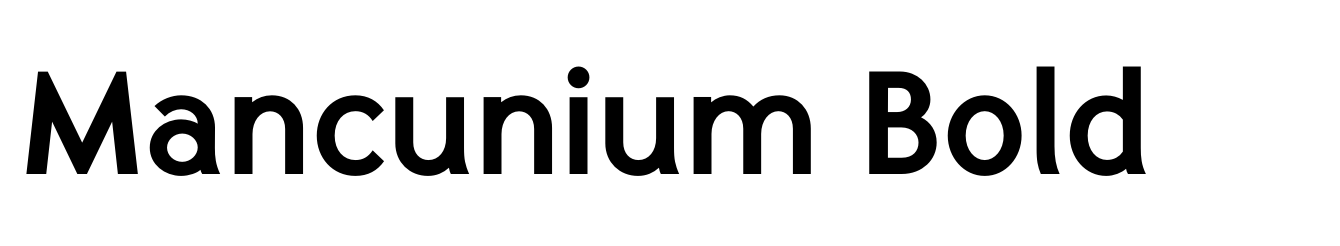 Mancunium Bold